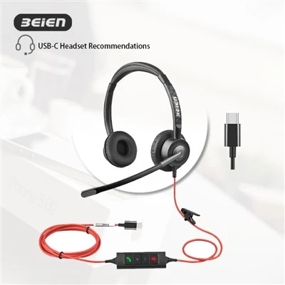 Tai nghe USB C tốt nhất có Mic Plus khử tiếng ồn có dây